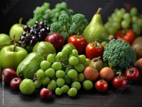 Green fruits and vegetables for cooking. © Muhammad