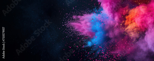 Colorful Paint Explosion - Dynamic and Bright!