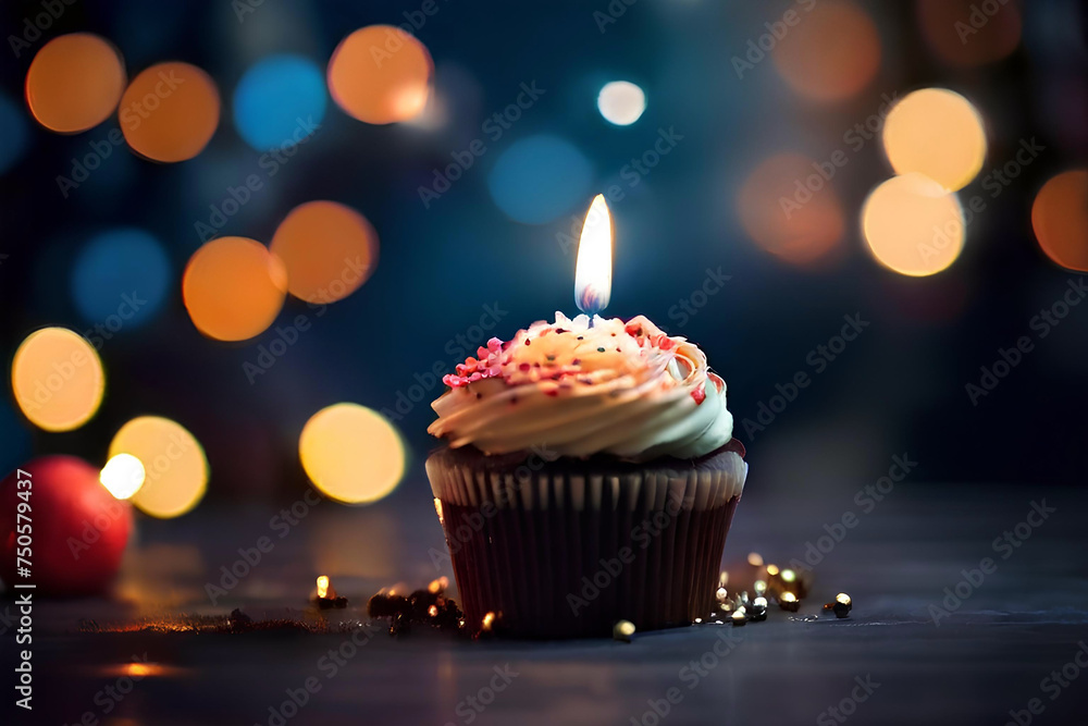 Celebration birthday cake with lots of icing and decorations. generative ai Celebration birthday cake with lots of icing and decorations. generative ai