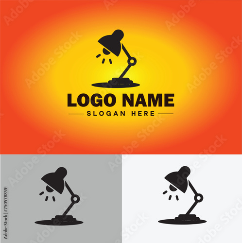 Lamp Logo bulb Light icon Company brand business logo template editable vector