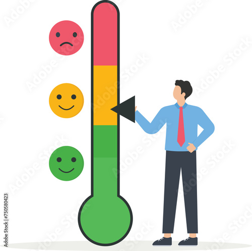 Emotional management and check stress levels, Stress control and Emotional well being concept,
