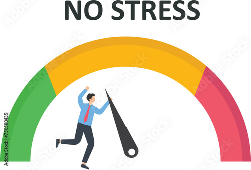 Manage negative and positive mood, Stress levels and negative moods concept, 