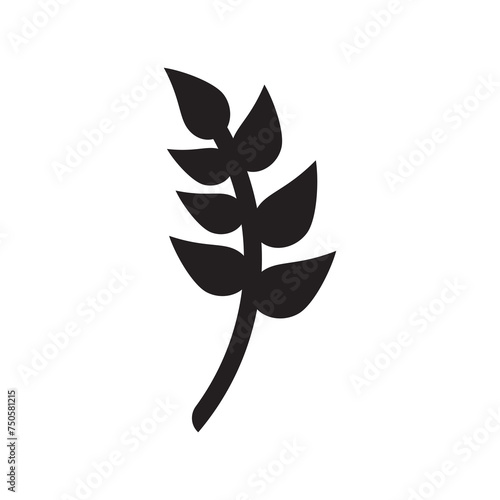 Wheat ears icon isolated on white background