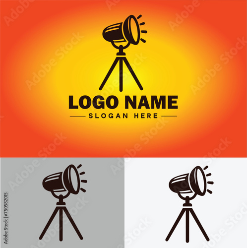 Lamp Logo bulb Light icon Company brand business logo template editable vector