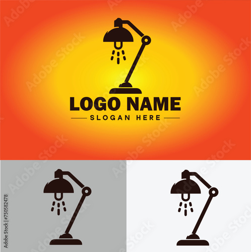 Lamp Logo bulb Light icon Company brand business logo template editable vector