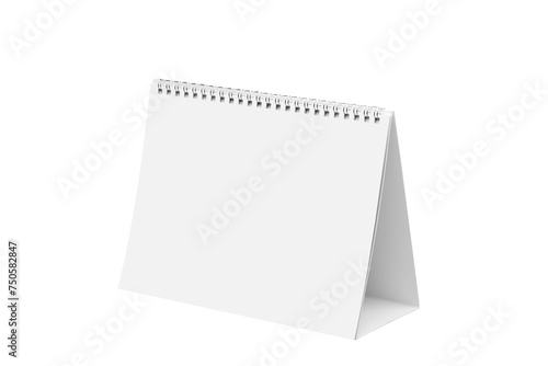 Obraz na płótnie desk calendar isolated on white with clipping path w salonie