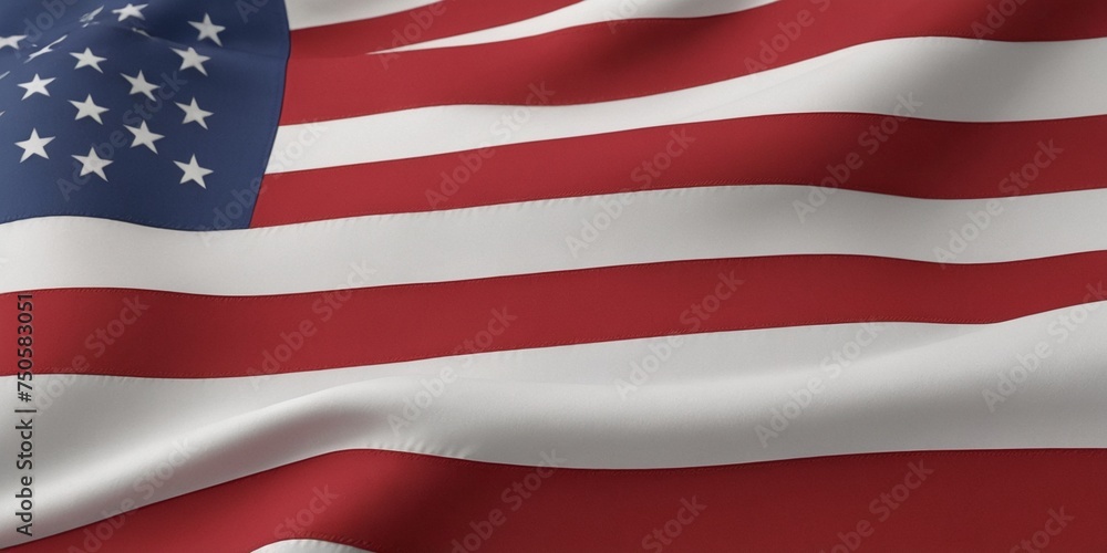3d rendering of United States of America flag waving in the wind 3d rendering of United States of America flag waving in the wind