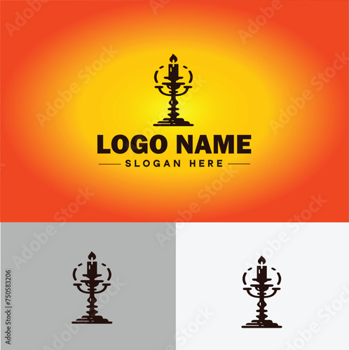 Lamp Logo bulb Light icon Company brand business logo template editable vector