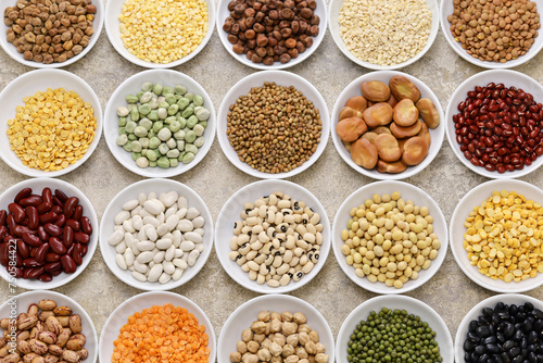 Assorted beans around the world.