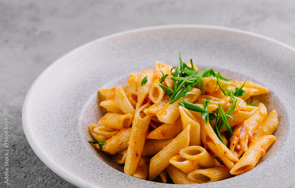 Penne pasta with tomato sauce Penne pasta with tomato sauce