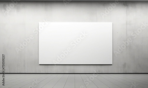 an empty art museum wall with space for digital displays