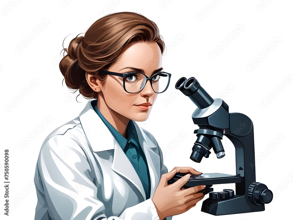 scientist looking through a microscope scientist looking through a microscope