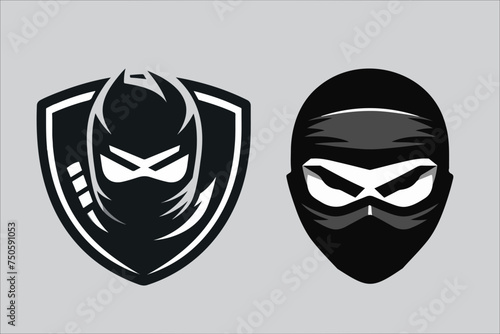 Editable Logo Ninja, Esport Logo