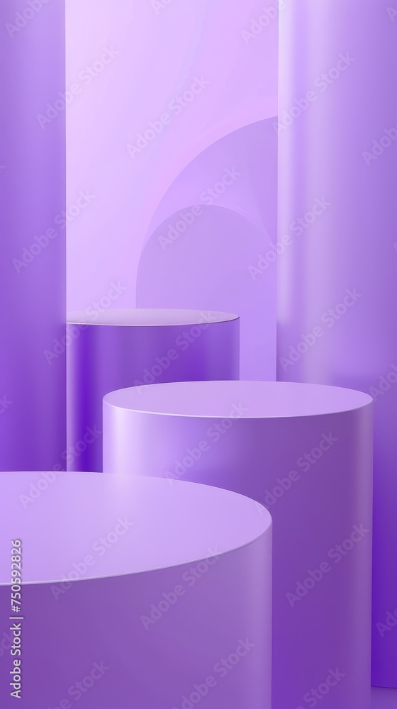 Clean purple minimalist background with abstract geometric shapes and lines Clean purple minimalist background with abstract geometric shapes and lines