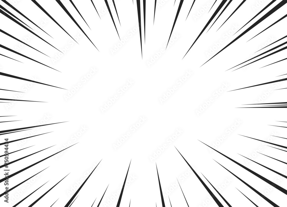 Comic book action lines. Speed lines Manga frame. Cartoon background. Black and white vector retro illustration 10 eps. Comic book action lines. Speed lines Manga frame. Cartoon background. Black and white vector retro illustration 10 eps.
