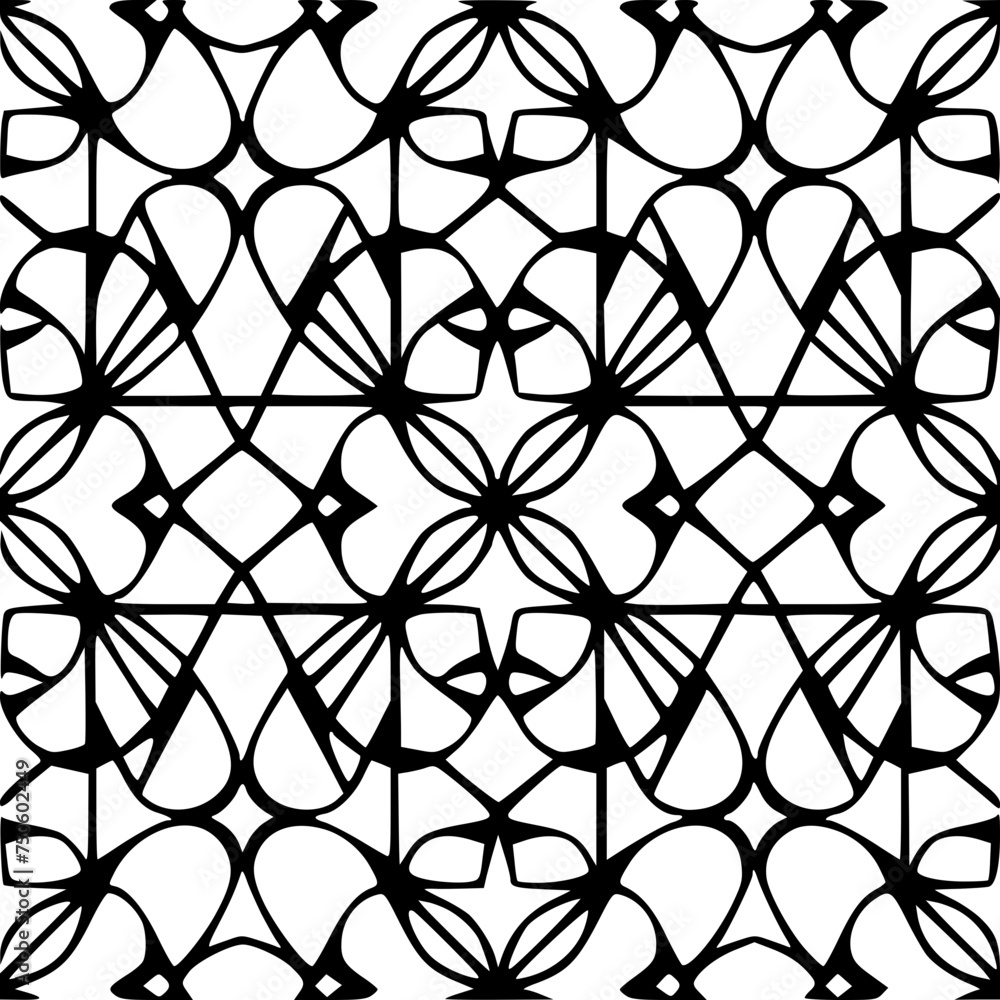 Naklejka premium Floral Line Art, Tribal Aztec Lines, Botanical Leaves, Abstract Waves, Geometric Lines, Animal Print Lines, Boho Feathers, Mandala Patterns, Ethnic Tribal Lines, Henna Mehndi Design, Nautical Stripes,