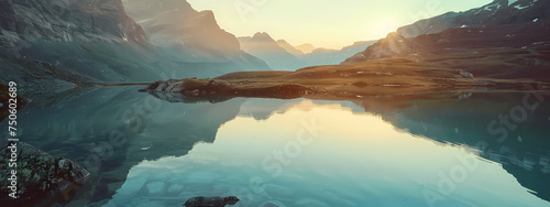 Timeless Reflections: The Still Waters of Dawn