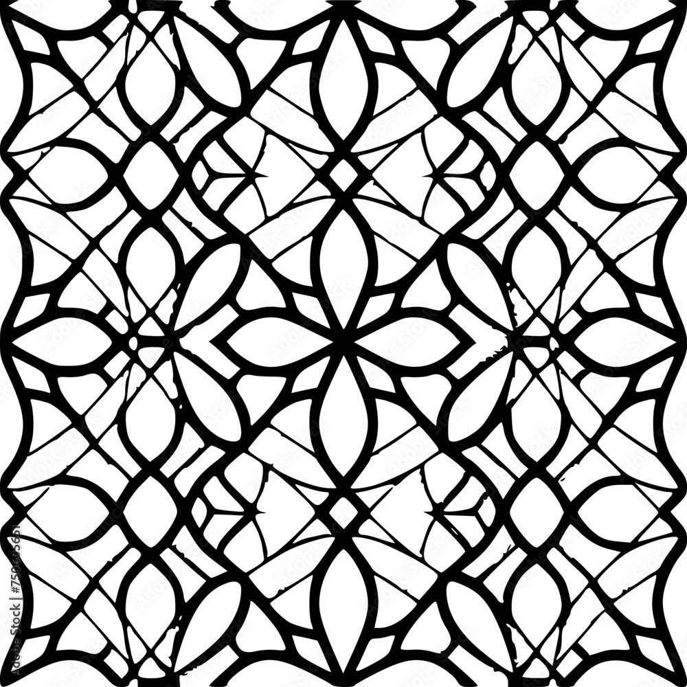 Naklejka premium Floral Line Art, Tribal Aztec Lines, Botanical Leaves, Abstract Waves, Geometric Lines, Animal Print Lines, Boho Feathers, Mandala Patterns, Ethnic Tribal Lines, Henna Mehndi Design, Nautical Stripes,