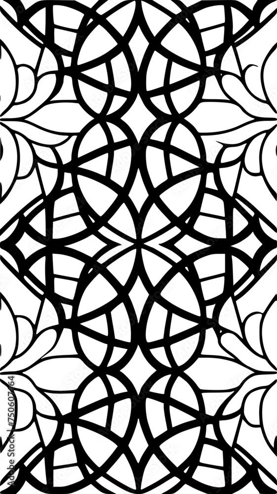 Fototapeta premium Floral Line Art, Tribal Aztec Lines, Botanical Leaves, Abstract Waves, Geometric Lines, Animal Print Lines, Boho Feathers, Mandala Patterns, Ethnic Tribal Lines, Henna Mehndi Design, Nautical Stripes,