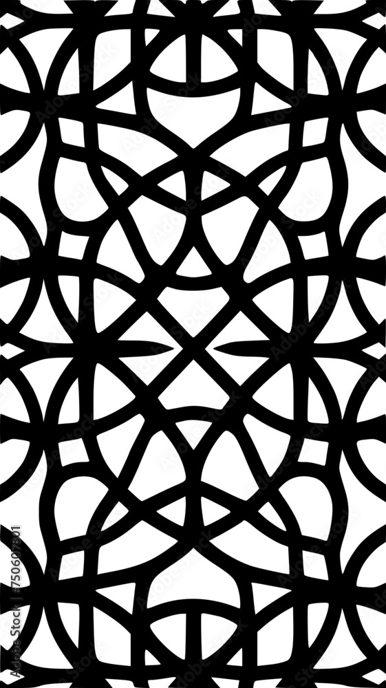 Naklejka premium Floral Line Art, Tribal Aztec Lines, Botanical Leaves, Abstract Waves, Geometric Lines, Animal Print Lines, Boho Feathers, Mandala Patterns, Ethnic Tribal Lines, Henna Mehndi Design, Nautical Stripes,