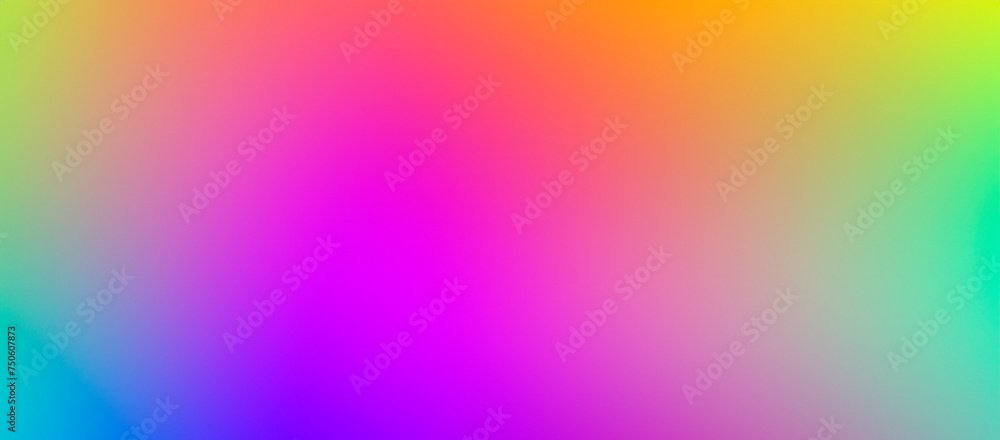 Abstract blurred gradient background with bright colors. Colored and smooth illustration