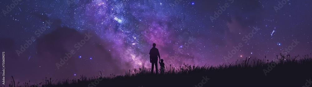 Awe-Inspiring Universe: A Minimalistic Portrait of Fatherhood Awe-Inspiring Universe: A Minimalistic Portrait of Fatherhood