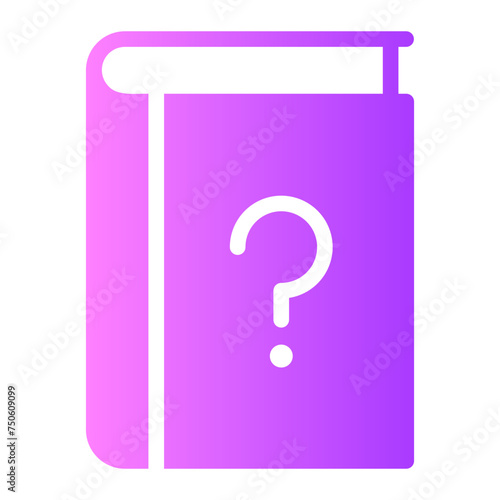 guidebook gradient icon
