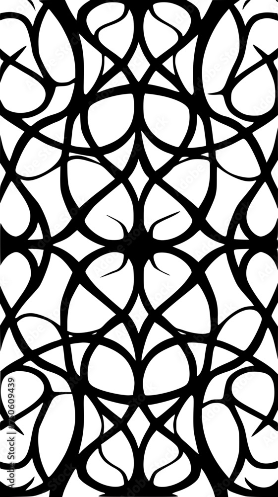 Naklejka premium Floral Line Art, Tribal Aztec Lines, Botanical Leaves, Abstract Waves, Geometric Lines, Animal Print Lines, Boho Feathers, Mandala Patterns, Ethnic Tribal Lines, Henna Mehndi Design, Nautical Stripes,