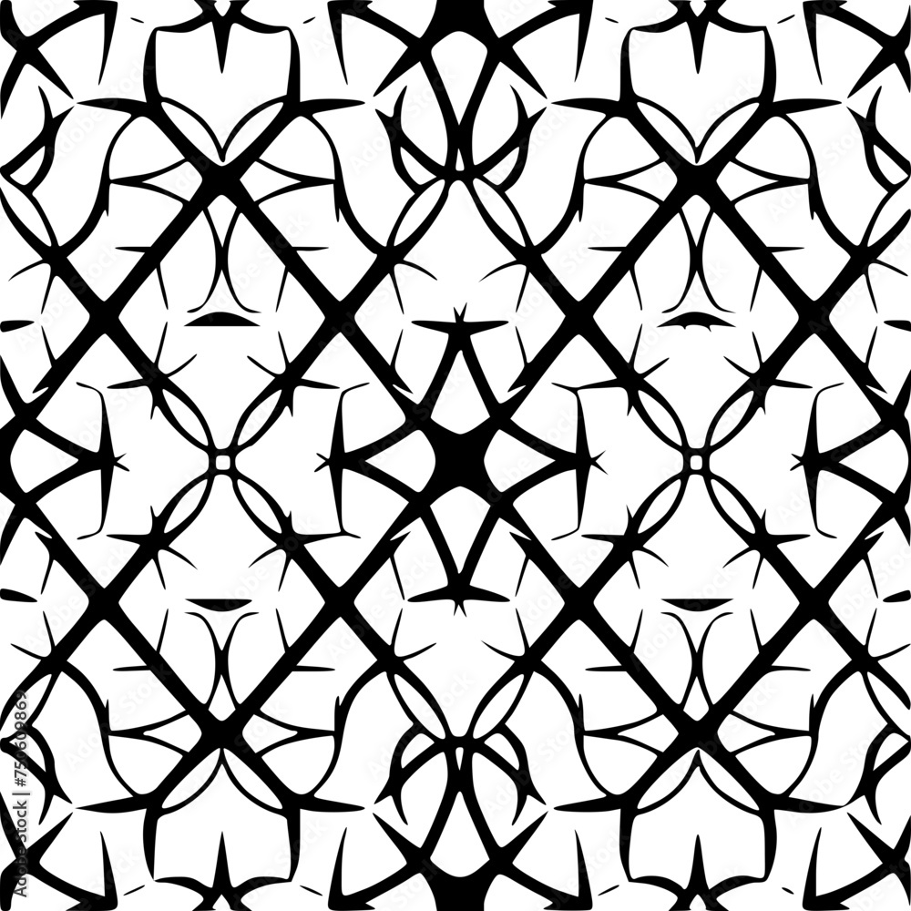 Naklejka premium Floral Line Art, Tribal Aztec Lines, Botanical Leaves, Abstract Waves, Geometric Lines, Animal Print Lines, Boho Feathers, Mandala Patterns, Ethnic Tribal Lines, Henna Mehndi Design, Nautical Stripes,