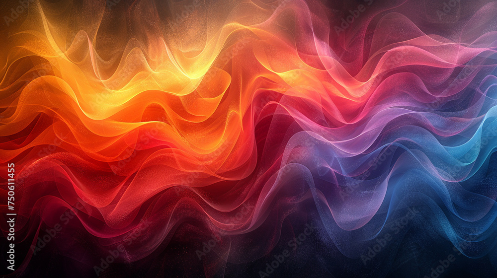 Obraz premium Surrender to the enchanting allure of an abstract grid and structure background, where geometric forms twist and turn in a kaleidoscope of motion, weaving a captivating narrative o