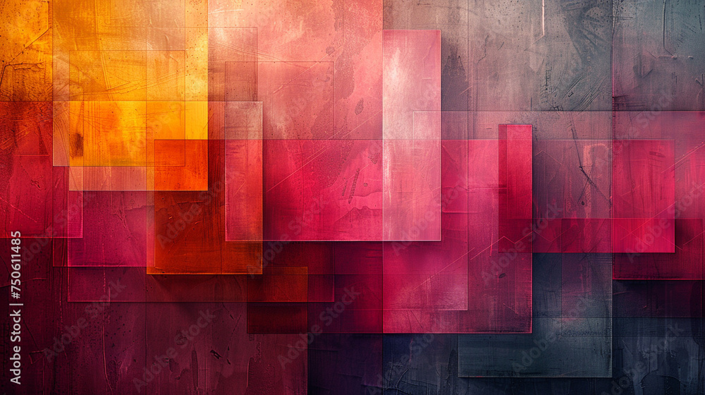 Witness the hypnotic dance of shapes and lines that defines an abstract ...