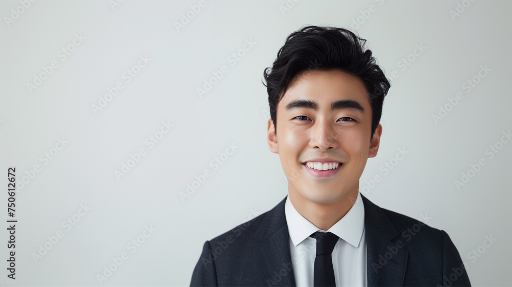 handsome businessman on a white background handsome businessman on a white background