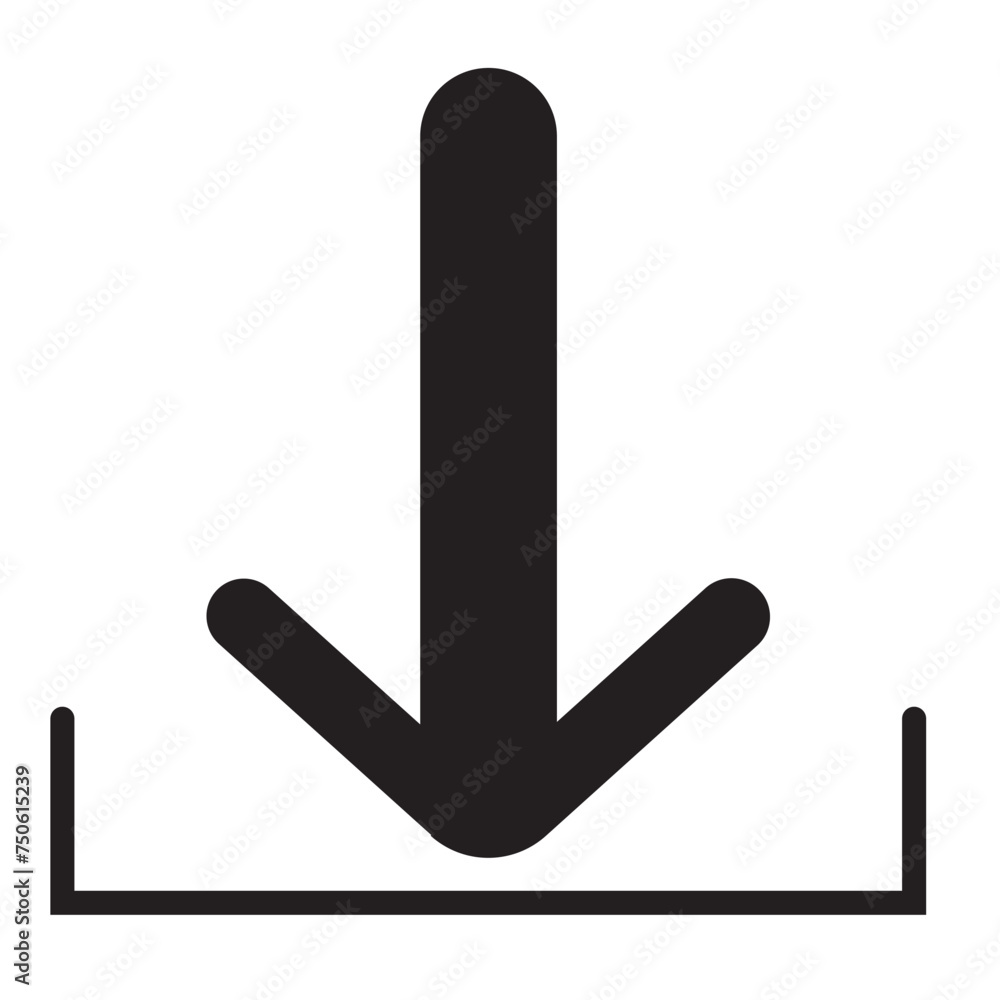Download icon vector illustration. Download sign and symbol Download icon vector illustration. Download sign and symbol