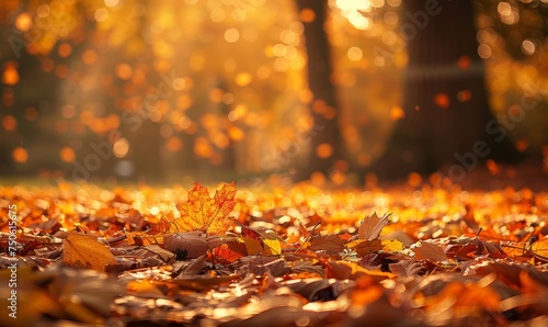 Ideal autumn wallpaper for your desktop, emphasizing the beauty of the landscape. © wpw