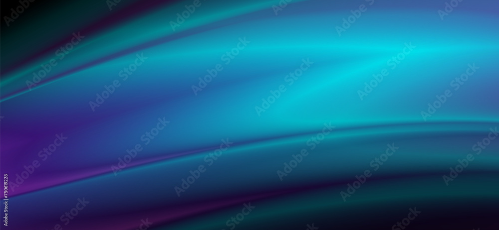 Bright blue violet smooth glossy waves abstract elegant background. Vector banner design Bright blue violet smooth glossy waves abstract elegant background. Vector banner design