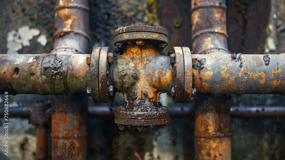 Closeup on the orderly arrangement of pipes for water drainage, illustrating the initial step towards improved water flow Closeup on the orderly arrangement of pipes for water drainage, illustrating the initial step towards improved water flow