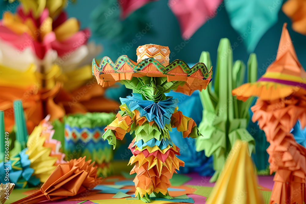 Origami Decorations for Cinco de Mayo
