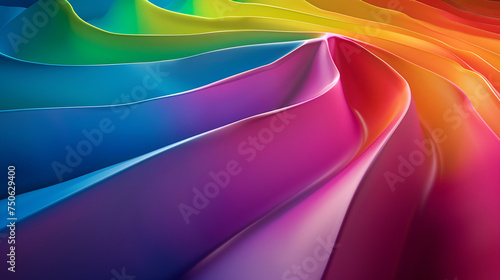 3d colorful rainbow background. 