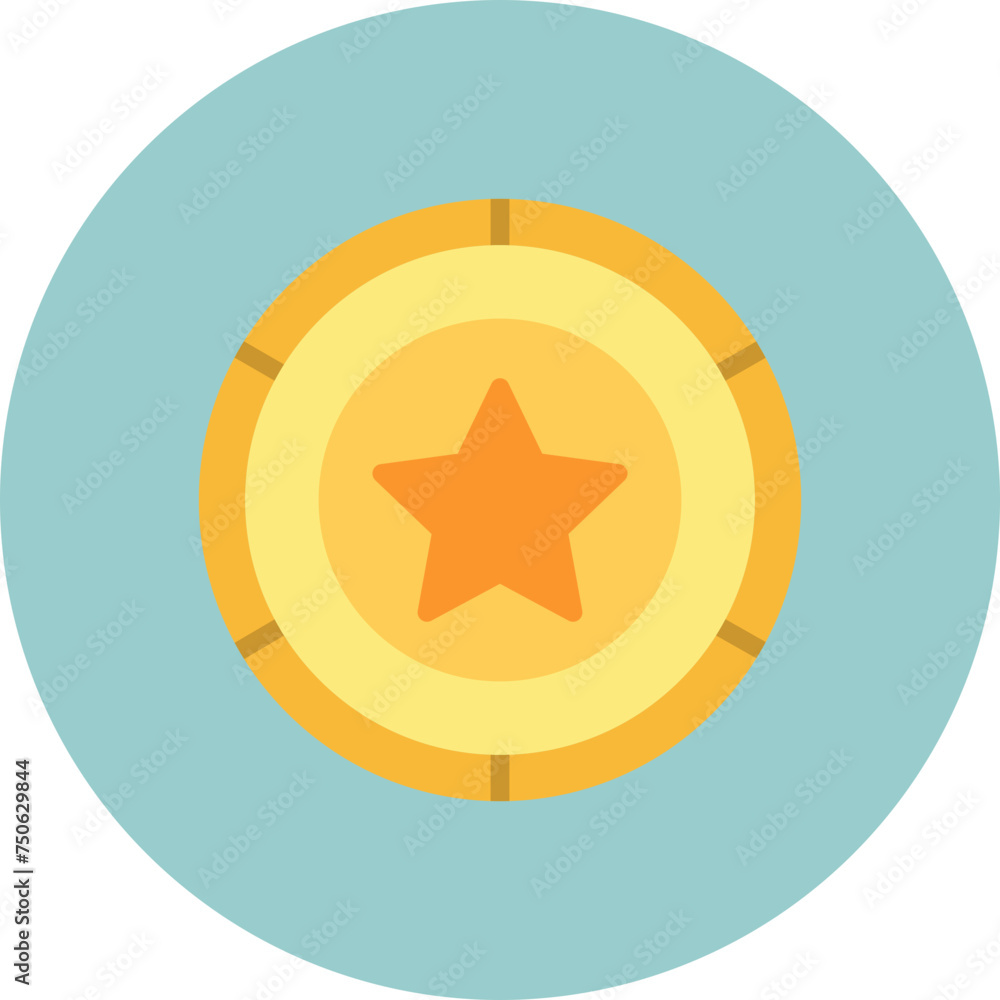 Badge Flat Circle Icon Badge Flat Circle Icon