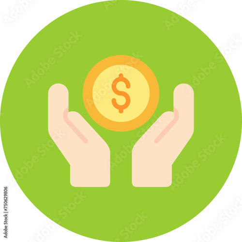 Reward Flat Circle Icon