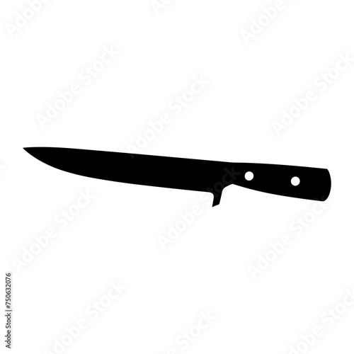 Knife Silhouettes and knife vector icons are made with vectors.