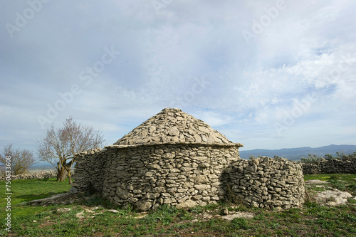 old house in the countryside: Pinnetta. Shepherd's hut. Between Giave and Bonorva. SS, Sardinia. Italy