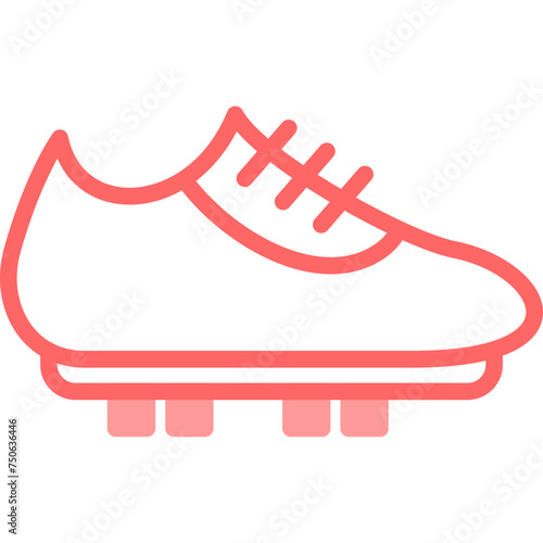 Football Boots Line Fill Icon
