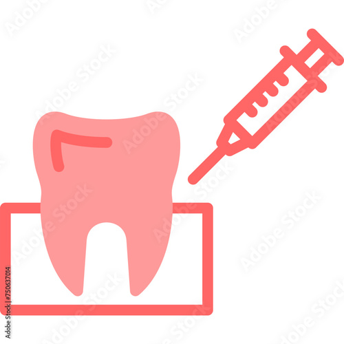 Anesthesia Line Fill Icon