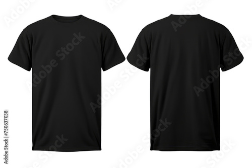 color t-shirt isolated on white