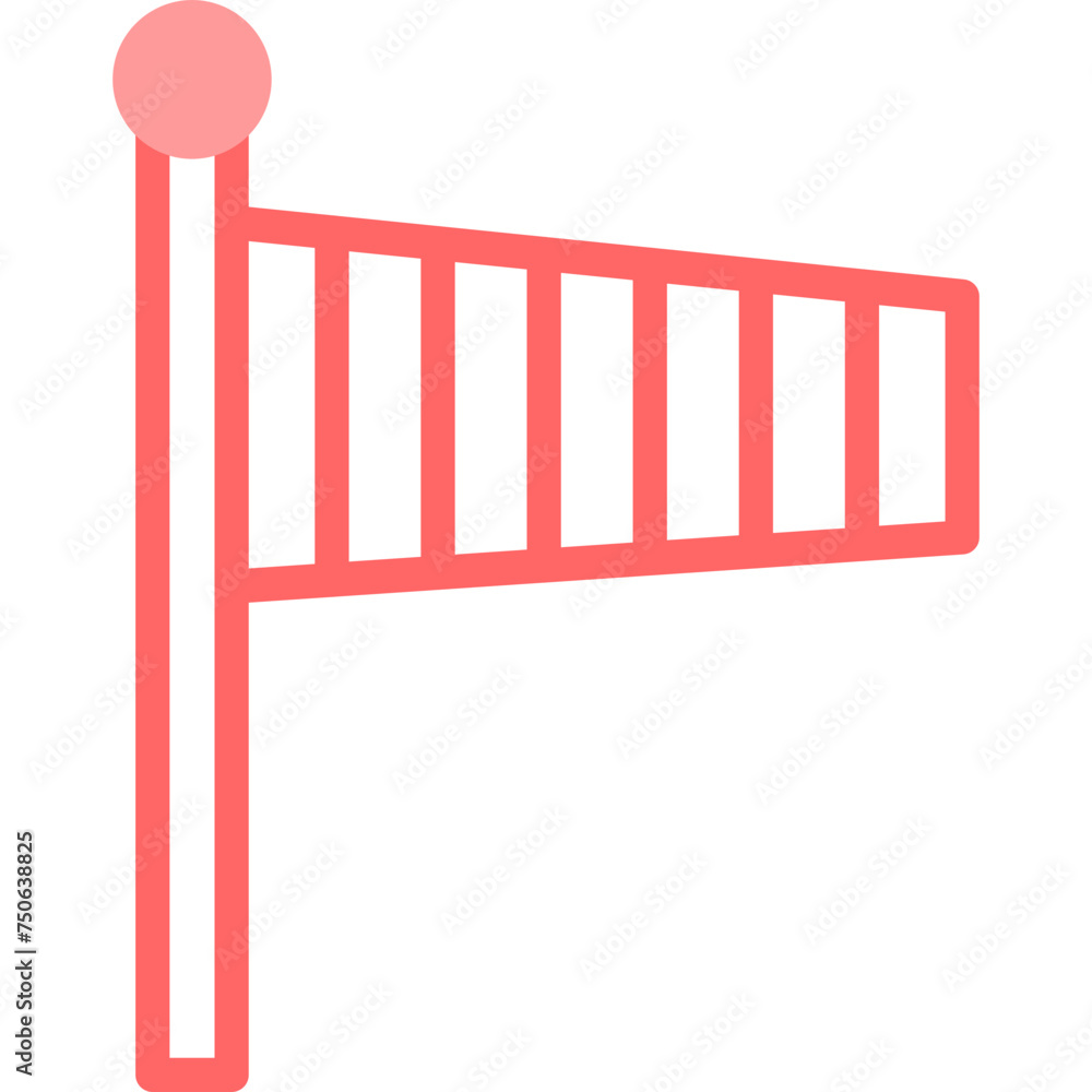 Windsock Line Fill Icon Windsock Line Fill Icon