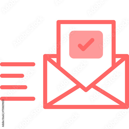 Email Line Fill Icon