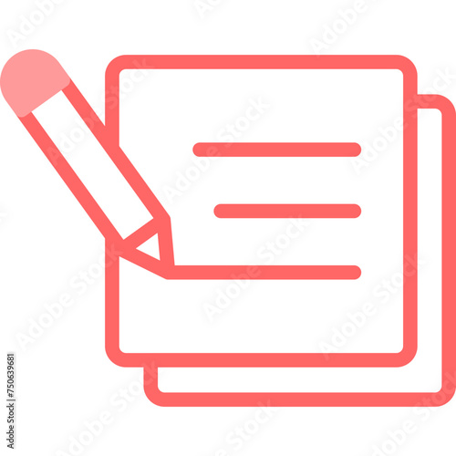 Planning Line Fill Icon