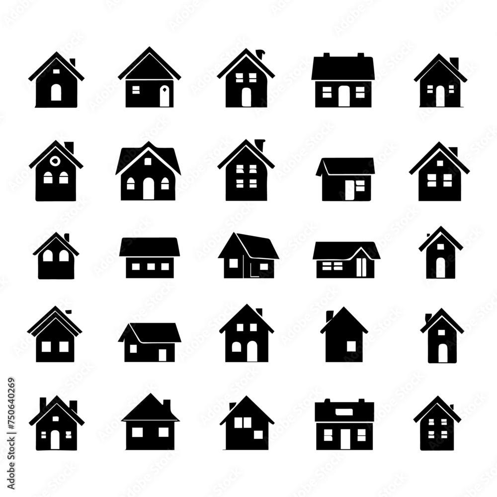 vector real estate 25 icons