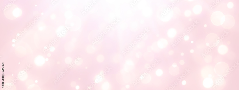 pink background with bokeh